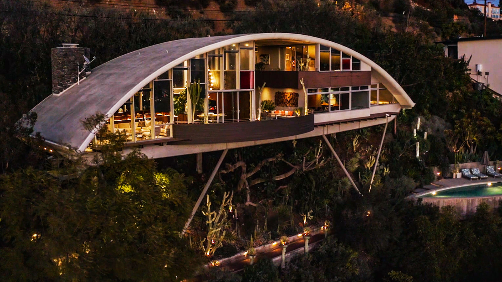 Inside a Legendary $16,000,000 Canyonside Mansion