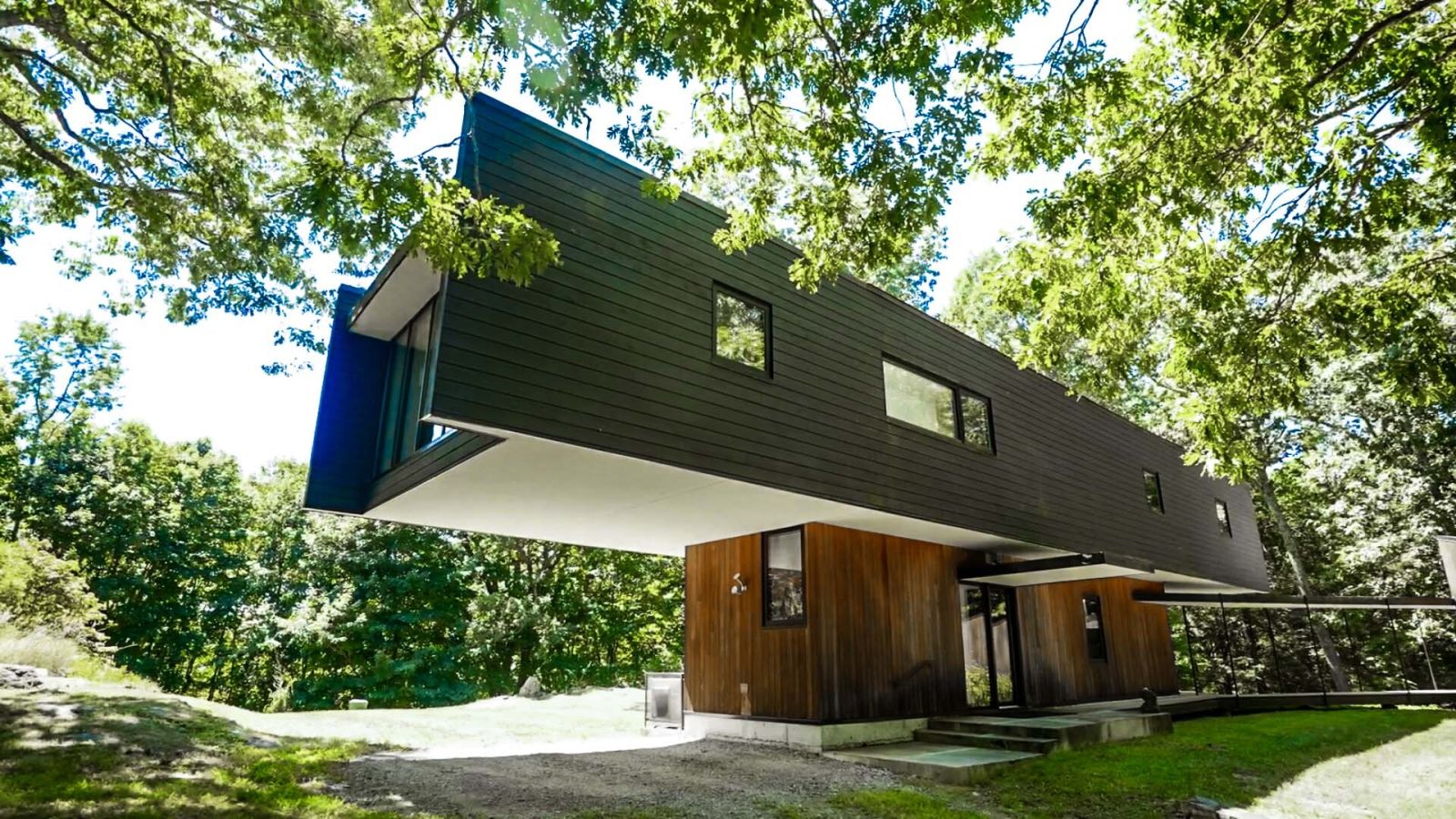 Inside A Floating House Hidden In The Woods